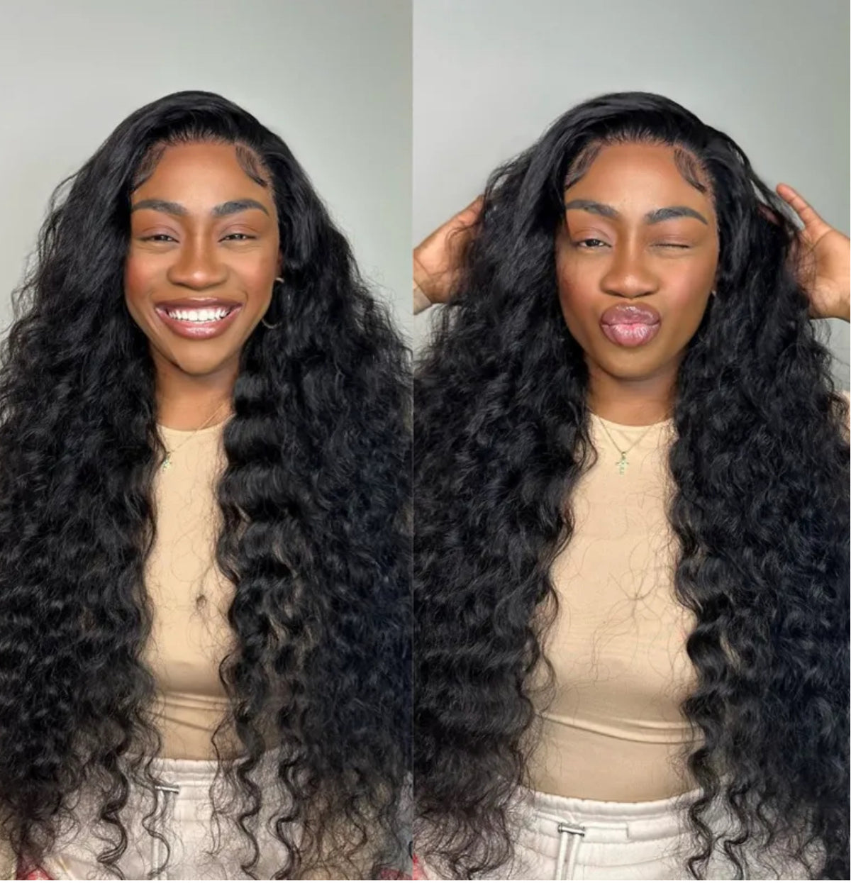 Midnight Baddie Waves 13x6 Glueless Wig