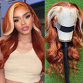 Fire & Ice Skunk Stripe Full Lace Wig