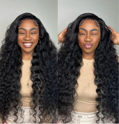 Midnight Baddie Waves 13x6 Glueless Wig