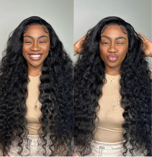 Midnight Baddie Waves 13x6 Glueless Wig