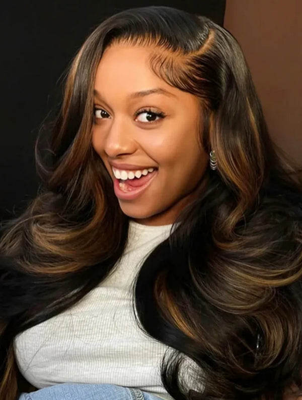 Mocha Muse Balayage Curl 13x6 Glueless Wig