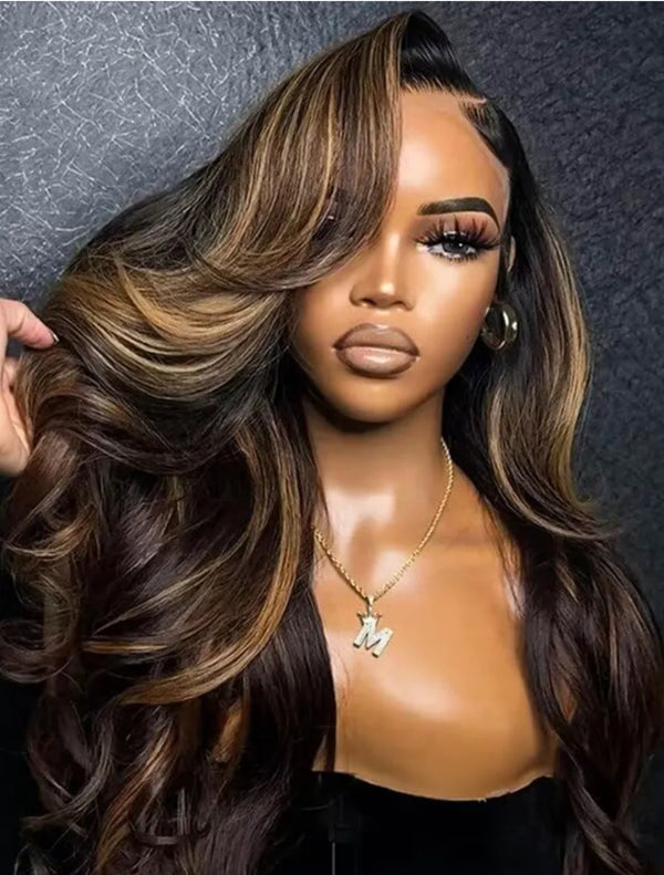 Mocha Muse Balayage Curl 13x6 Glueless Wig