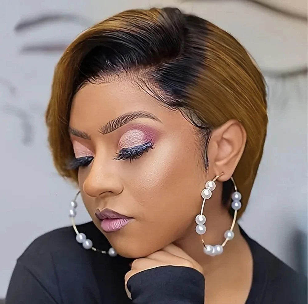 Salute Her Luxe Pixie Bob – Pre-Styled Glueless T-Part