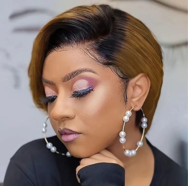 Salute Her Luxe Pixie Bob – Pre-Styled Glueless T-Part