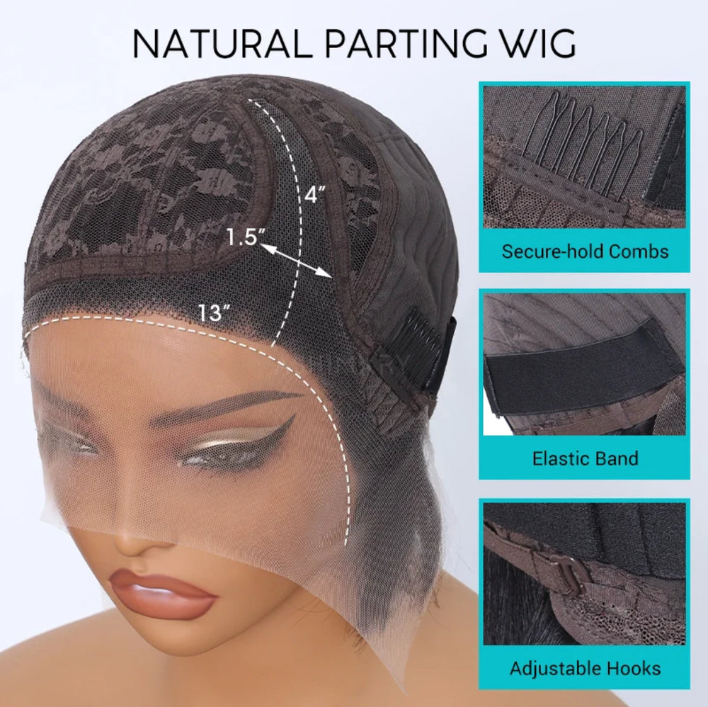 Salute Her Luxe Pixie Bob – Pre-Styled Glueless T-Part