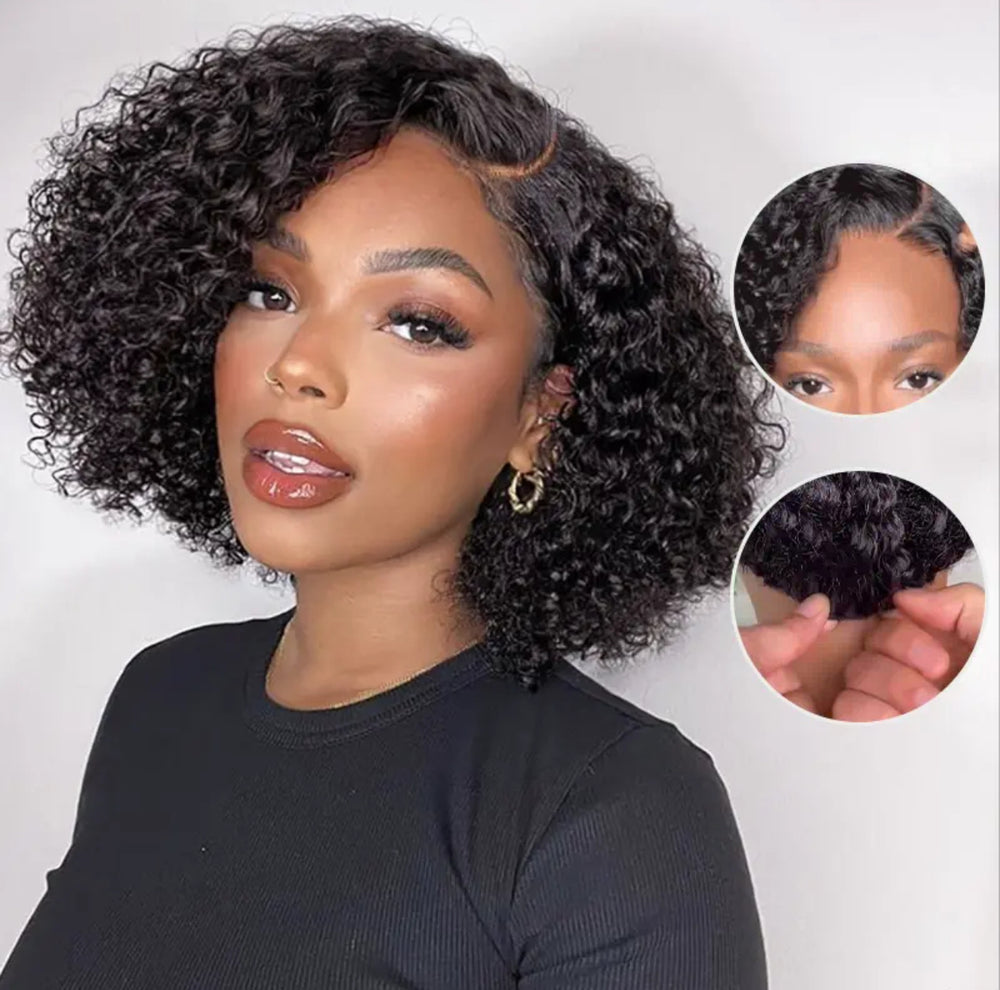Salute Her Sculpted Curl Bob – Glueless 4x4 Side Part