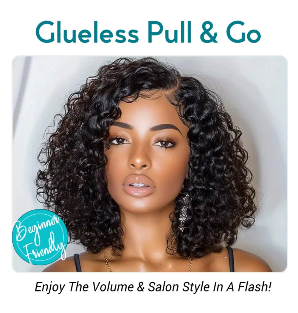 Salute Her Sculpted Curl Bob – Glueless 4x4 Side Part