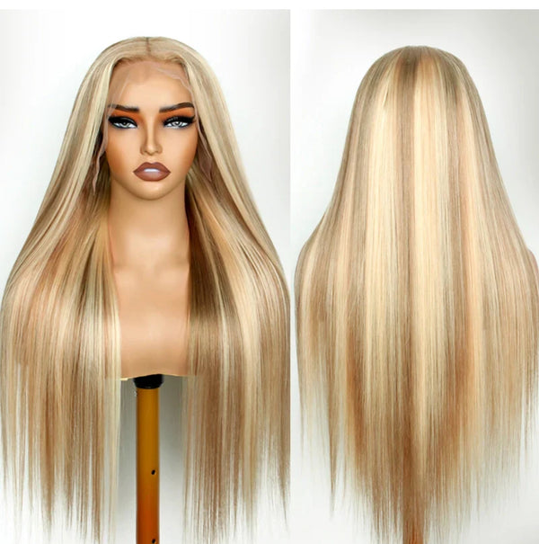 Golden Melt Balayage Lace Frontal Wig — Glueless, Pre-Styled Luxury Blend