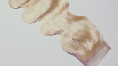 Golden Wave Crown™ 4x4 Transparent Lace Closure