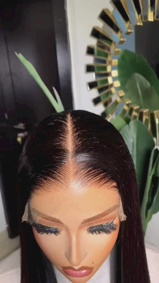 Straight 13x4 Transparent Lace Front Wig