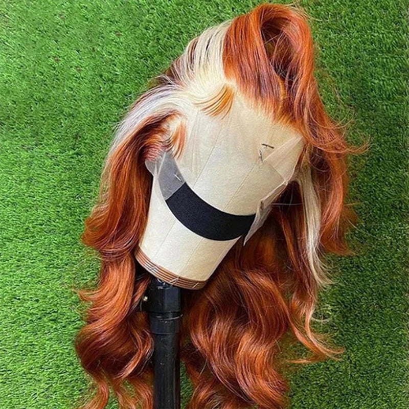 Fire & Ice Skunk Stripe Full Lace Wig